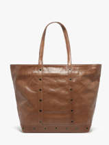 Sac Port paule Cabas Cuir Vanessa bruno Marron cabas cuir 82V40409