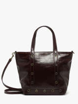 Handtas Cabas Cuir Leder Vanessa bruno Rood cabas cuir 82V40435