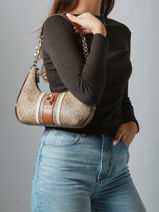 Sac Port paule Erenia Guess Marron erenia SO783818-vue-porte