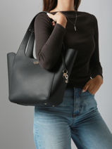 Sac Port� �paule Calista Guess Noir calista BG733422-vue-porte