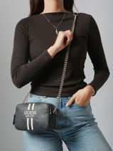 Sac Bandoulire Noelle Guess Noir noelle OS967214-vue-porte