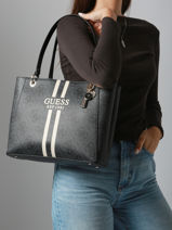 Sac Port� �paule Noelle Guess Gris noelle OS967225-vue-porte