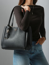 Sac Port paule Talent Guess Noir talent NG966923-vue-porte