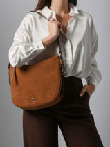 Hobo Love Bag Icon Pinko Marron love bag icon 5113A2JH-vue-porte