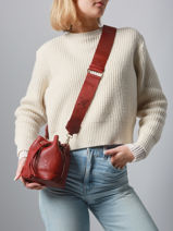 Sac Bandoulire Samba Re Valentino Rouge samba re VBS8ZG36-vue-porte