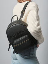 Sac  Dos Valentino Noir foxy re VBS9EO21-vue-porte