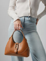 Sac  Main Amy By byblos Marron amy BS45B02-vue-porte