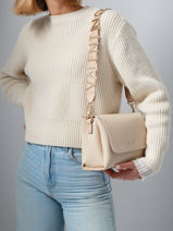 Sac Bandouli�re Alexia Valentino Beige alexia VBS5A806-vue-porte