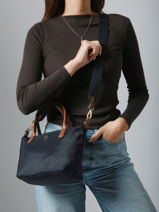 Cross Body Tas Popette Nylon Tommy hilfiger Roze popette AW17709-vue-porte