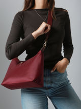 Cross Body Tas Popette Nylon Tommy hilfiger Rood popette AW17937-vue-porte