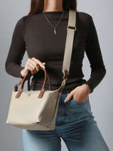 Cross Body Tas Popette Nylon Tommy hilfiger Beige popette AW17709