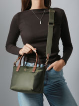 Sac Bandoulire Popette Nylon Tommy hilfiger Vert popette AW17709-vue-porte