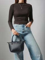 Sac  Main Popette Polyester Recycl Tommy hilfiger Bleu popette AW17708-vue-porte
