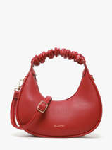 Sac Bandouli�re Grained Miniprix Rouge grained A9108