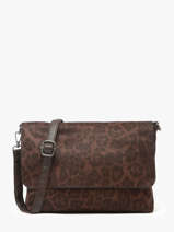 Sac Bandoulire Leopard Miniprix Marron leopard L