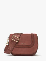 Cross Body Tas S Lasso Leder Etrier Bruin lasso ELAS152S
