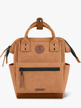 Rugzak 1 Compartiment Cabaia Bruin adventurer XS
