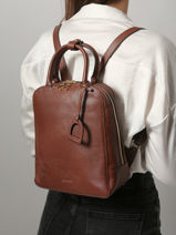 Sac  Dos Tradition Cuir Etrier Marron tradition ETRAB37S-vue-porte