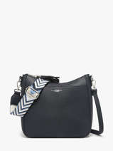 Sac Bandoulire Grained Miniprix Bleu grained F8575
