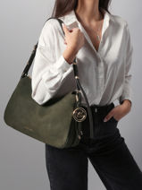 Sac Port paule Nolita Cuir Michael kors Vert nolita F5GY5M2L-vue-porte