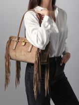 Sac Port paule Hamilton Michael kors Beige hamilton F5ANXT0S-vue-porte