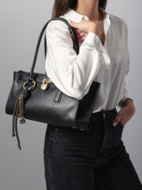 Sac Port paule Hamilton Cuir Michael kors Noir hamilton F5GNXT0L-vue-porte