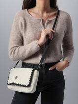 Sac Bandoulire Winter Polyester Le voyage en panier Beige winter AHP288-vue-porte