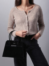 Sac Port Main Velvet Miniprix Noir velvet F7510-vue-porte