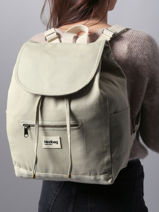 Sac  Dos Eliot Coton Hindbag Vert best seller ELIOT-vue-porte