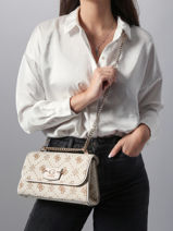 Sac Bandoulire Neda Guess Blanc neda CP965421-vue-porte