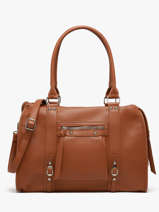 Sac Port paule A4 Grained Miniprix Marron grained F8533