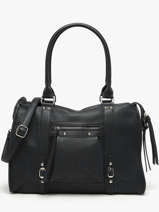 Sac Port paule A4 Grained Miniprix Noir grained F8533