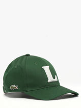 Casquette Lacoste Vert accessoires RK034200-vue-porte
