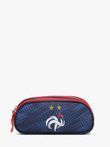 Pennenzak 2 Compartimenten Federat. france football Blauw fff 25BX207D