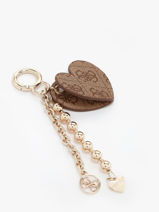 Porte-clefs Guess Marron brenton 797P5401-vue-porte