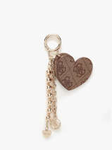 Porte-clefs Guess Marron brenton 797P5401