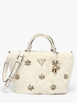 Sac Port Main Shaida Polyester Guess Blanc shaida WE814322