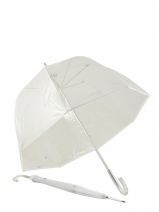 Parapluie Canne Isotoner Blanc parapluie 9357