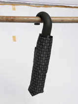 Parapluie Pliant Happy rain Noir gents print 43668