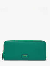Portefeuille Long Zipp Ninon Cuir Lancel Vert ninon A13833