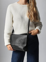 Cross Body Tas Soft Miniprix Zwart soft MD5234-vue-porte