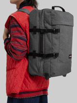 Valise Cabine Sac � Dos Eastpak Gris authentic luggage K96L-vue-porte