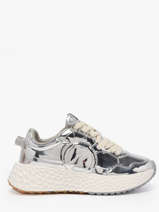 Sneakers Carter Jogger En Cuir No name Argent women VEMI01AL
