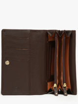 Portefeuille Caviar Cuir Crinkles Marron caviar 14001-vue-porte