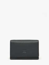 Portefeuille Caviar Cuir Crinkles Bleu caviar 14049