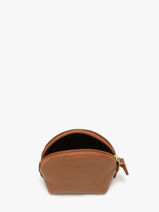 Porte-monnaie Caviar Cuir Crinkles Marron caviar 14026-vue-porte