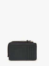 Porte-cartes Caviar Cuir Crinkles Bleu caviar 14318