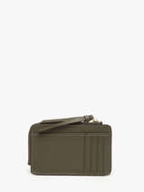 Porte-cartes Caviar Cuir Crinkles Vert caviar 14318