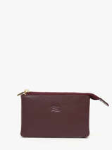 Porte-monnaie Caviar Cuir Crinkles Violet caviar 14538