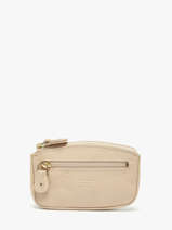 Porte-monnaie Caviar Cuir Crinkles Beige caviar 14036
